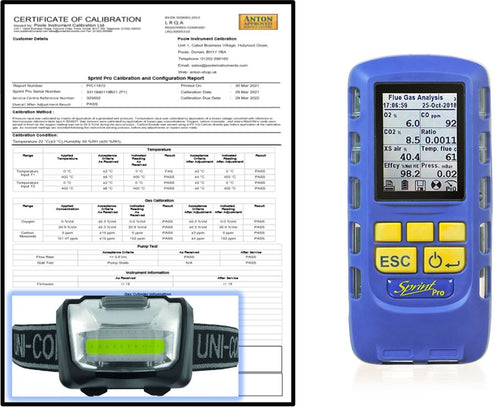 Anton Sprint Pro 1 to 4 Service & Calibration. Free Royal Mail Label FREE Head Torch