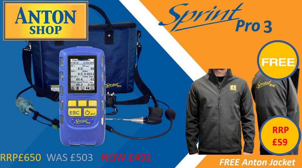 Anton Sprint Pro 3 Flue Gas Analyser kit