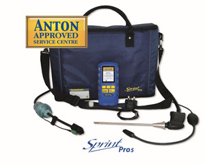 Anton Sprint Pro 5 Flue Gas Analyser with (Nitric Oxide / NOx) FREE Sprint Pro Jacket