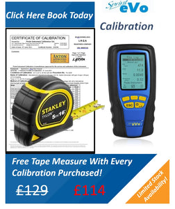 Anton Sprint eVo2 Service & Calibration FREE Tape Measure! Free Royal Mail Label