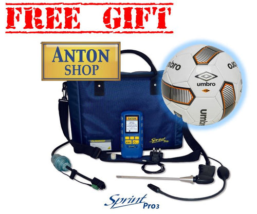 Anton Sprint Pro 3 Flue Gas Analyser kit Football
