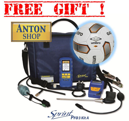 Anton Sprint Pro 3 Kit A Flue Gas Analyser - Football