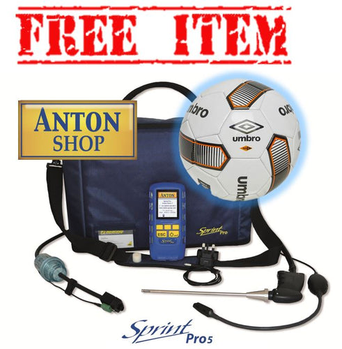 Anton Sprint Pro 5 Flue Gas Analyser with (Nitric Oxide / NOx) - Football
