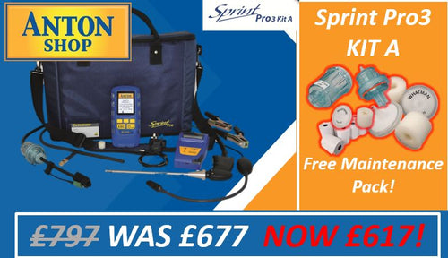 Anton Sprint Pro 3 Kit A Flue Gas Analyser Spring Sale