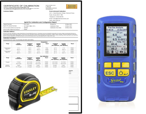 Anton Sprint Pro 1 to 4 Service & Calibration. Free Royal Mail Label FREE Tape Measure