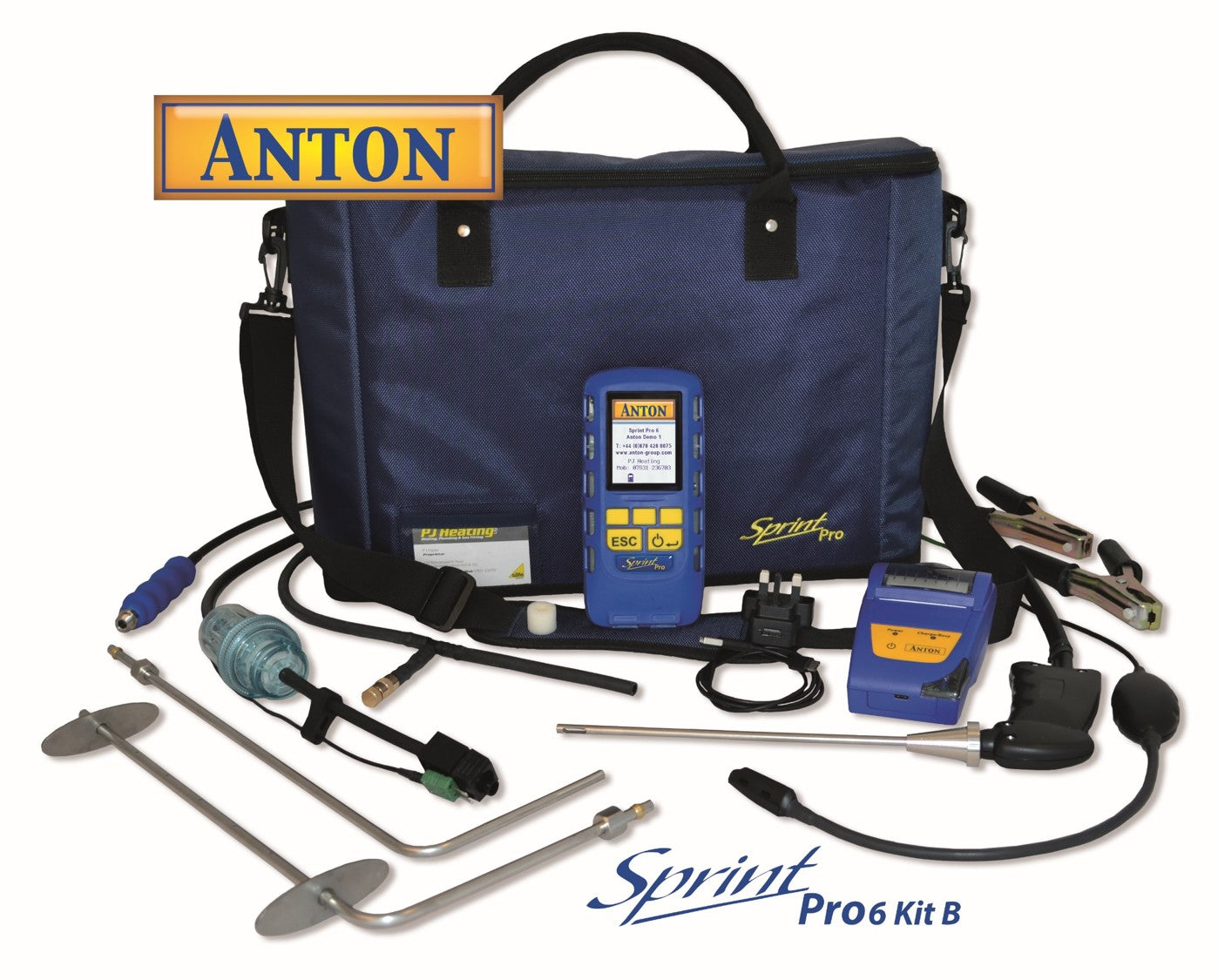 Anton Sprint Pro 6 Kit B Flue Gas Analyser with (Nitric Oxide / NOx) and Direct CO2